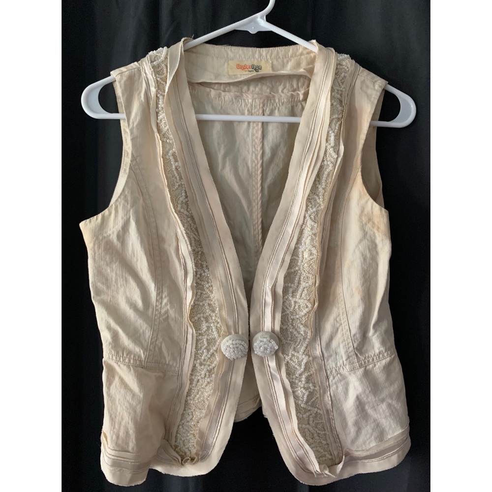 Vintage Pearl bead vest